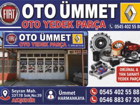 Oto Ümmet Oto Yedek Parça - AKŞEHİR