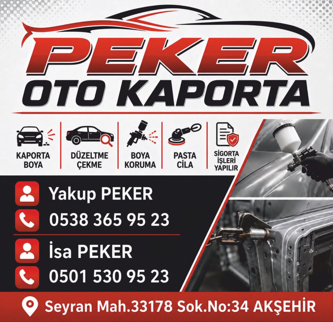 Peker Oto Kaporta – AKŞEHİR