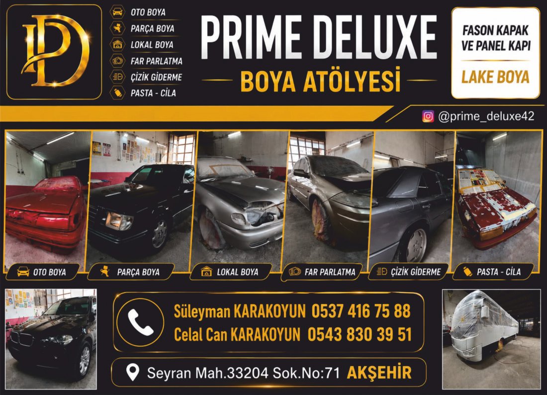 Prime Deluxe Boya Atölyesi – AKŞEHİR