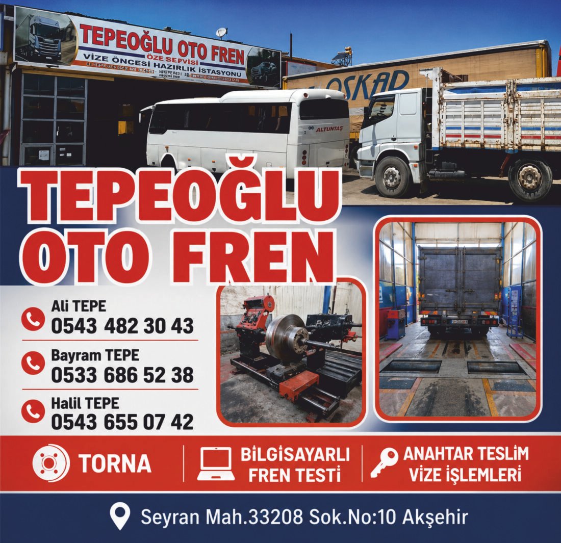 Tepeoğlu Oto Fren – AKŞEHİR