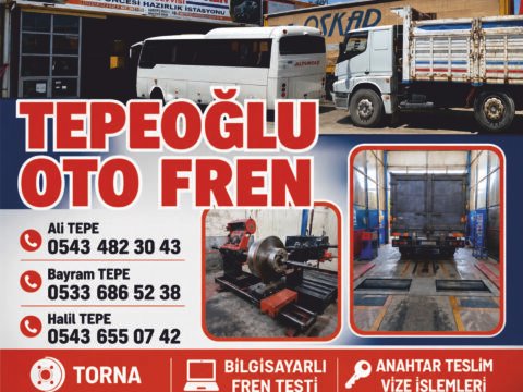 Tepeoğlu Oto Fren - AKŞEHİR