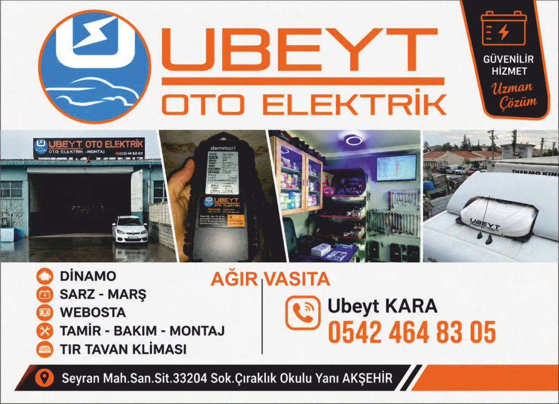 Ubeyt Oto Elektrik – AKŞEHİR