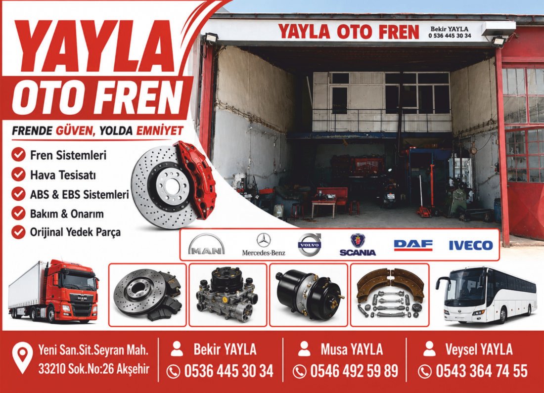Yayla Oto Fren – AKŞEHİR