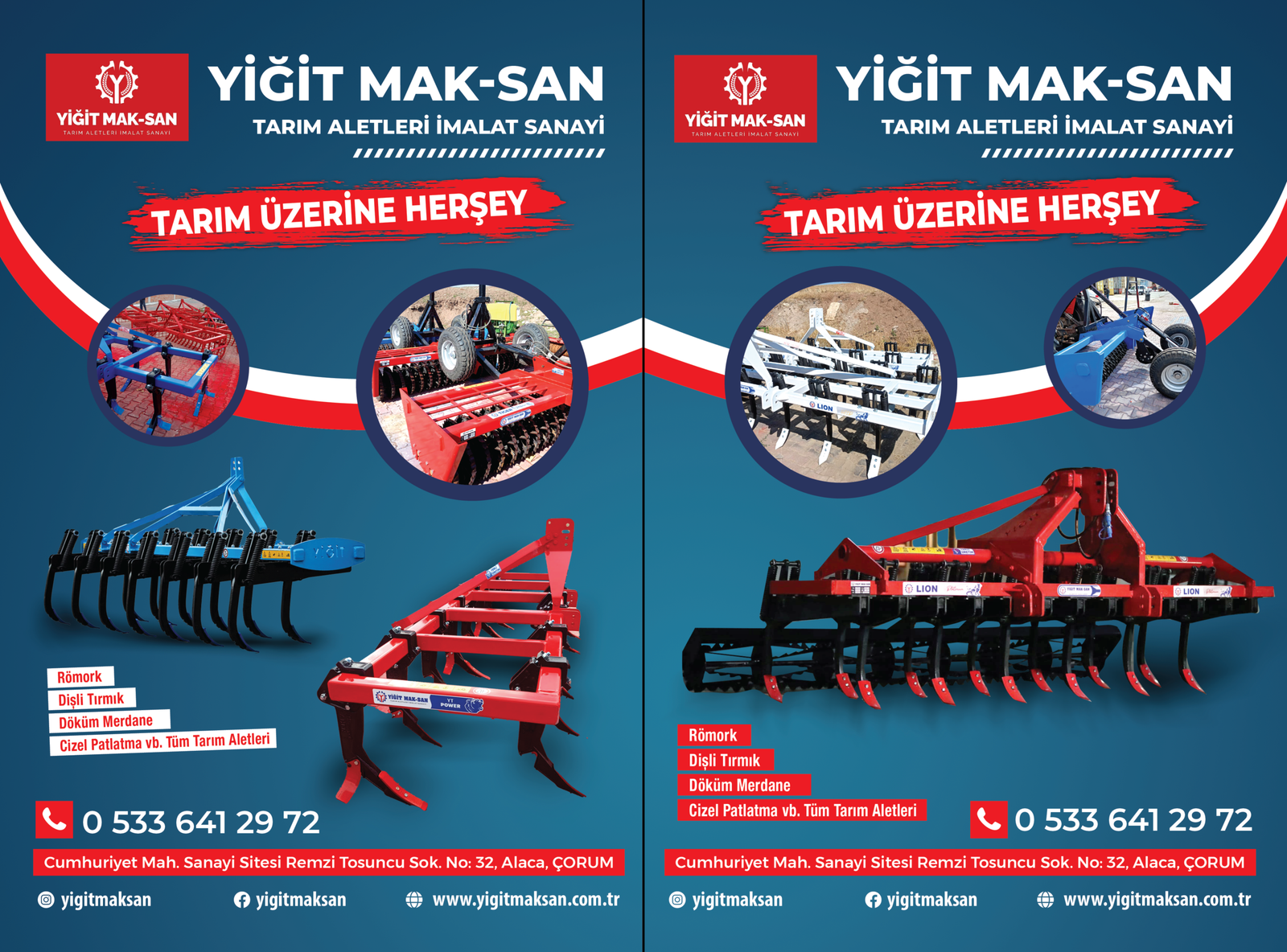 Yiğit Mak San Tarım Aletleri İmalat Sanayi – Çorum