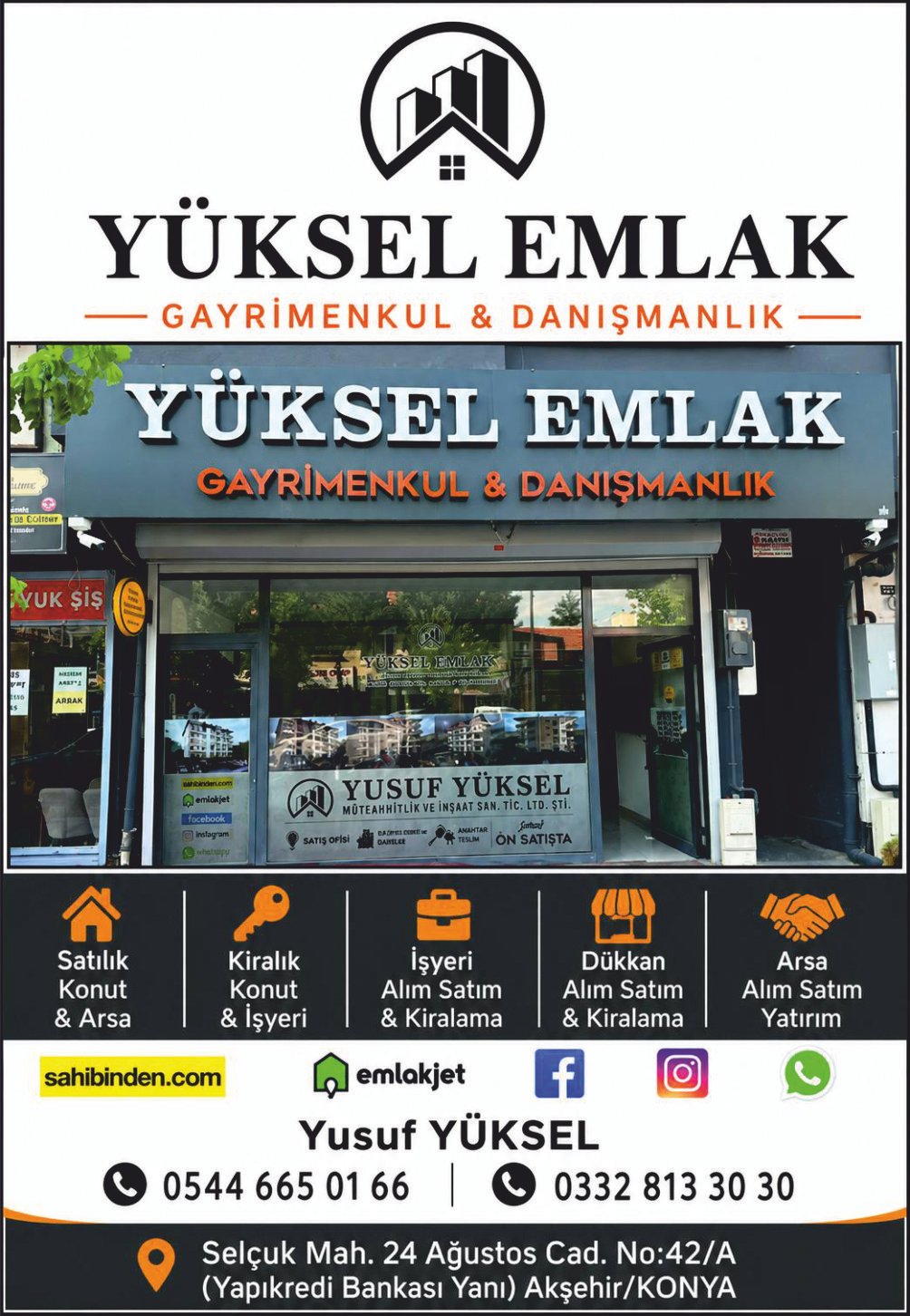 Yüksel Emlak – AKŞEHİR
